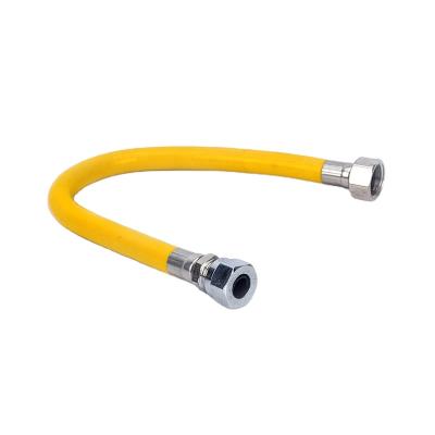 China Bathroom Dalepu Stainless Steel Gas Coated Hose Natural Gas Flexible Hose For Kitchen for sale