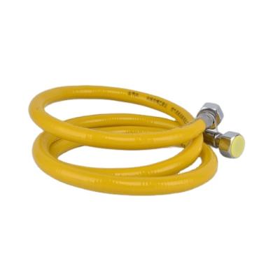 China Bathroom Dalepu Household Gas Hose Natural Gas Yellow Rubber Hose For Kitchen for sale