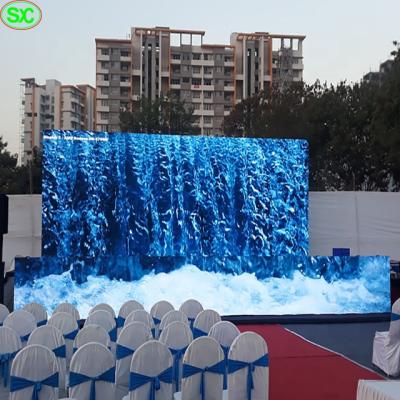 China Waterproof Giant P3 Event Stage Advertising Led Video Wall Panel Screen For Concert Prize, P3.91 Outdoor Led Rental Display for sale