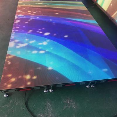 China Video P4.81 Dance Floor Full Color Interactive Led Screen For Nightclub Disco Bar KTV for sale