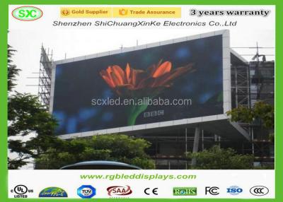 China Outdoor advertising led full color hd p10 smd outdoor led display for sale