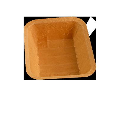 China Bio-degradable 2# Biodegradable Disposable Lunch Box Restaurant Container Food Paper Boxes Paper Food Take Out Boxes With Lid for sale