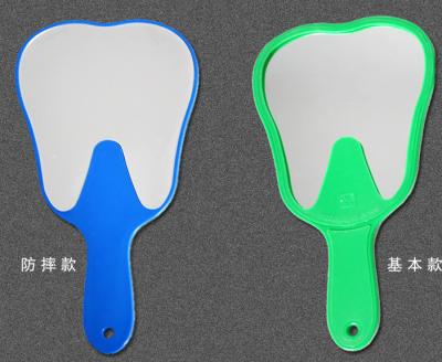 China Uncomfortable Broken Tooth Shaped Plastic Makeup Mirror For Clinics And Nurses Dental Decors And Gifts for sale