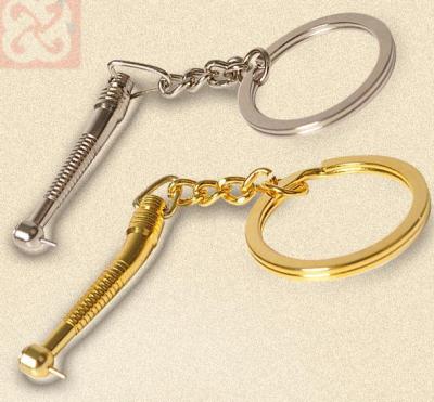 China Durable Shape Metal Handpiece Key Chain For Dental Clinics Decors And Gifts for sale