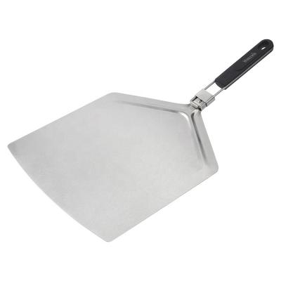 China Large 17 x 13 inch Disposable Hot Selling Stainless Steel Pizza Peel with Soft Touch Handle for sale