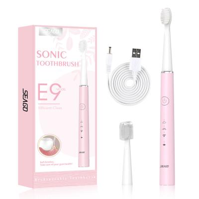 China Wholesale SEAGO Electric Toothbrush SG-548 Slim USB Charging Rechargeable Sonic Toothbrush For Adult Travel Friendly for sale