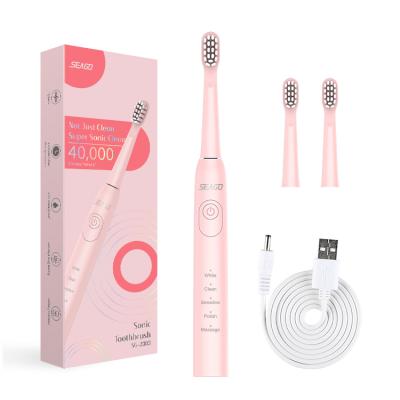 China 2021 SEAGO Outdoor New Arrival Wholesale Slim Electric Toothbrush For Adult for sale