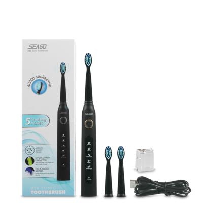 China Factory Price SG507 5 Modes Rechargeable Wholesale SEAGO USB Electric Toothbrush for sale