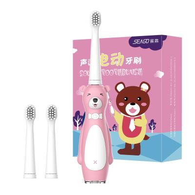 China Wholesale SG2008 Car SEAGO Rechargeable Kids Toothbrush Electric Sonic Toothbrush for sale