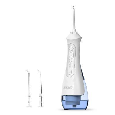 China SEAGO SG833 Car Wholesale Good Quality Water Teeth Spa Cleaner Rechargeable Oral Irrigator For Water Flosser for sale