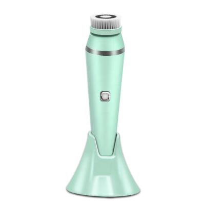 China Home use+office+travel 4 in 1 2021 Electric Sonic Facial Cleansing Brush Massager Ultrasonic Facial Cleansing Brush for sale