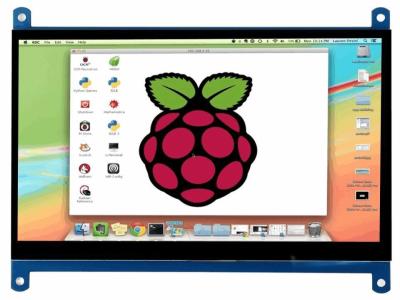 China Raspberry Pi 7 polegadas 800x480 HDMI LCD capacitiva tela sensível ao toque de baixa potência à venda