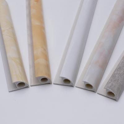 China Modern Foshan Factory Niu Yuan Custom PVC Marble Plastic Stone Edge Tile Trim for sale