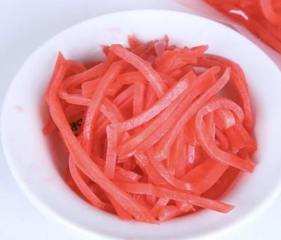 China PRESERVED sushi Ginger Filament - red - JAPANESE SUSHI STYLE - FAST FOOD TO PREPARE for sale