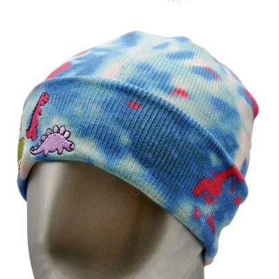 China COMMON Wholesale Custom 100% Winter Beanie Hat Acrylic Knitted Hat With Sublimation Printing for sale