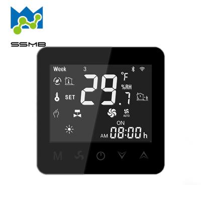 China Electric wifi modern weekly programming heating thermostat with phone for sale