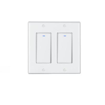 China ABS new product compatible alexa mode smart wifi switch smart wall for sale