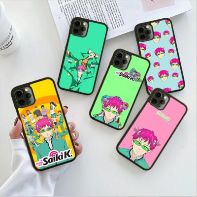 China 2022 Custom Anime Saiki K Shockproof High Quality Rubber Cell Phone Case For iPhone 11 12 Pro 13 X/XS XR XSMAX 6/6S 7 8Plus Max Case for sale