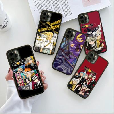 China Hot Sale DIY Anime Shockproof Custom Soul Eater TPU+PC Rubber Phone Case For iPhone 13Pro Max 11 12Pro XR XsMAX 7 8Plus Mobile Cover for sale