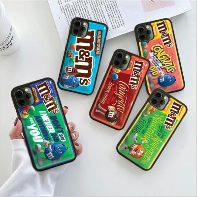 China M&M Chocolate Nutella Bottle Cell Phone Case Shockproof For iPhone 13 8 7 6 6S plus X XR 11 12Pro XS MAX Case for sale