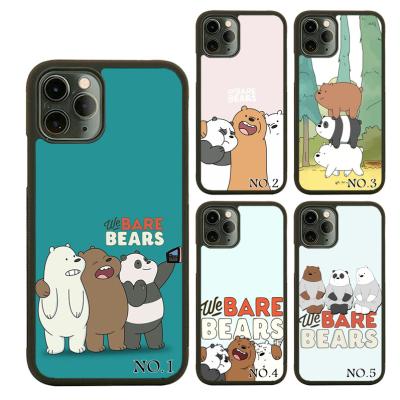 China High Quality Cute Cartoon Bear Silicon TPU+PC Shockproof Cell Phone Case For iPhone 11 11Pro 12 13Pro Max Cover for sale