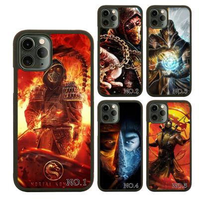 China Hot 2022 Shockproof Mortal Kombat Silicone PC Cell Phone Case For iPhone 11 12 13 13Pro 12ProMax Rubber Phone Cases for sale