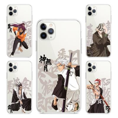 China Bleach Japan Anime TPU Clear Shockproof Cell Phone Case For iPhone 13 13 8Plus Pro 12 11 Max Max Xs XR 7 Case for sale