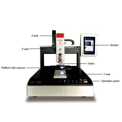 China machinery & Material High Visocisy One Deck Resin Glue PCB Dropping System for sale