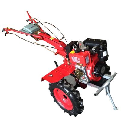 China Factory MeiQi 9hp 10hp 12hp186F diesel engine power tiller with two air filters for sale