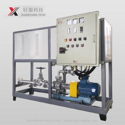 China Industrial Electric Thermal Vacuum Heat Treatment Oil Heater Heat Transfer Oil Boiler For Heat Asphalt Tank for sale