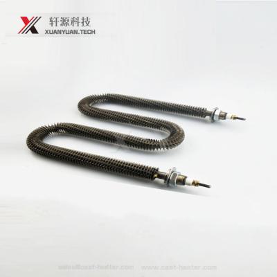 China Ss316 Tubular Air Heating Element Fin Tube Heater 230v 500 Degree for sale