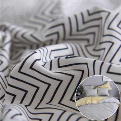 China Manufacturer breathable 100% polyester customized OEM woven brushed hot sale style printed hometextile fabric for bedding for sale