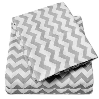 China Anti-Static 4PC Chevron Pattern Printed Sheet 110GSM Set w/16” Pocket for sale