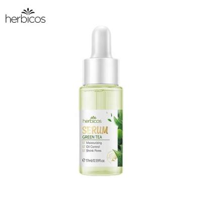 China Whitening Herbicos 2022 Green Tea 17ml Wholesale New Wholesale Skin Care Hydrate Control Oil Shrink Deep Pores Brighten Face Serum for sale