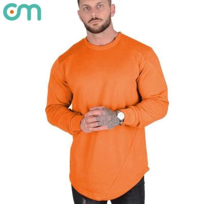 China Menn Breathable Long Sleeve Bodybuilding Weightlifting Motivational T-Shirt for sale