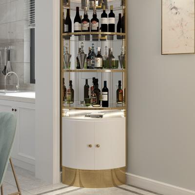 China Luxury Modern Bar Wine Cabinet Storage Cabinet Glass Wine Cabinet Furniture for sale