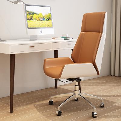 China Comfortable Swivel Adjustable Modern Computer Bentwood (Height) Leather Office Chair For Meeting Room for sale