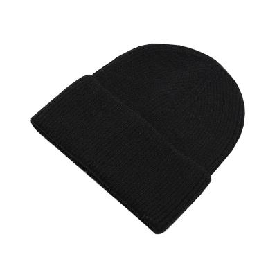 China COMMON Sale Of Knitted Hat Solid Color Custom Winter Knitted Hat Acrylic Knitted Hat for sale