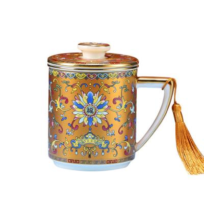 China Viable The Skillful Making Ceramic Gift Perfect Durable Candle Mug for sale