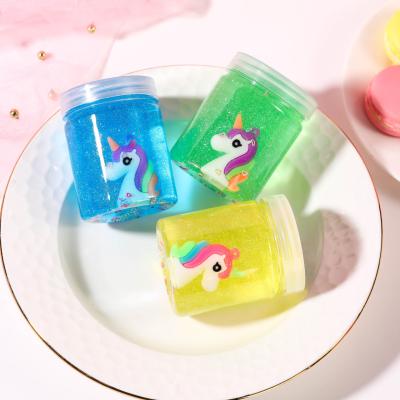 China Unicorn Poop Slime Slime Kit Crazy Cool Colorful Mud Sand Skin Super Cool Mud Relaxation for sale