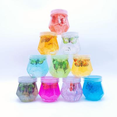 China New Eco-friendly Educational Toy Mud Clear Colorful Pva Mud Mud for sale