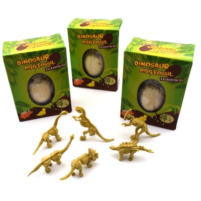 China Excavation Kit Dinosaur Fossils Eggs Dino Egg Dig Kit Plastic Dinosaur Kids Toys For Sale Archeology Science STEM Kids Toys For Children for sale