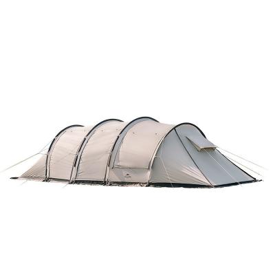 China Straight Bracing Type Customized High Quality Super Large Tunnel Rainproof And Sun Protection Camping Tent Large Lobby UV Protection Canopy for sale