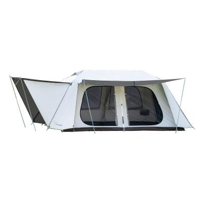 China Straight Bracing Type Two Bedroom Villa Tent 5-8 People Leisure Pavilion Rainproof Sun Protection UV Resistance Two Bedroom High Quality for sale