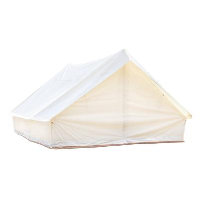 China Tube Type Stake Tent Outdoor Camping Herringbone Self-propelled Camping Tent Windproof Waterproof Canopy Retro Nordic Cottage Tent for sale