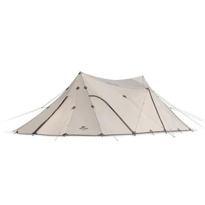 China The tube type tent stake cloudiness big one tower awning waterproof silver pastebrushing outdoor tent and sunshade camping tent camping sun protection for sale