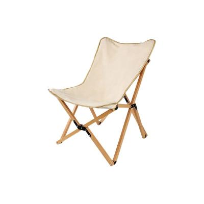 China Sketch Outdoor Foldable Portable Tourism Chair Leisure Solid Wood Camping Outdoor Beach Chair for sale