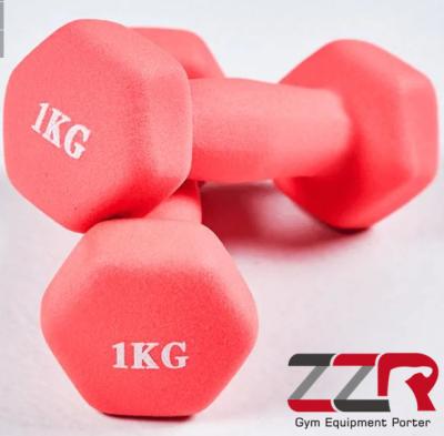 China Environmentally Friendly Neoprene Dumbbell Hand Weighs Square Comercial for sale