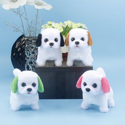 China Can Walk Children's Electric Toys Pursue New Stuffed Creativity Toys Baby Soft Cloth Weird Funny Puppy Battery Cute Decompression for sale