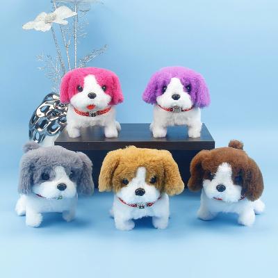 China Factory direct sales children's puppy toys electric tongue can scream plush toy dog ​​large senior pet cute dog education for sale